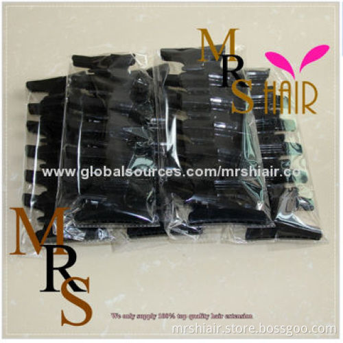 Black clip for hairdressing salon, styling mette pro hair salon, crocodile hair clips